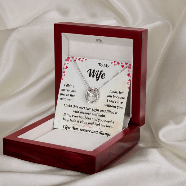 To My Wife  - Lucky In Love Necklace - HEARTEN