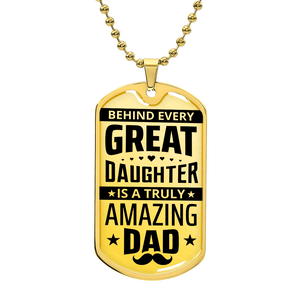 Luxury Graphic Dog Tag Necklace - HEARTEN
