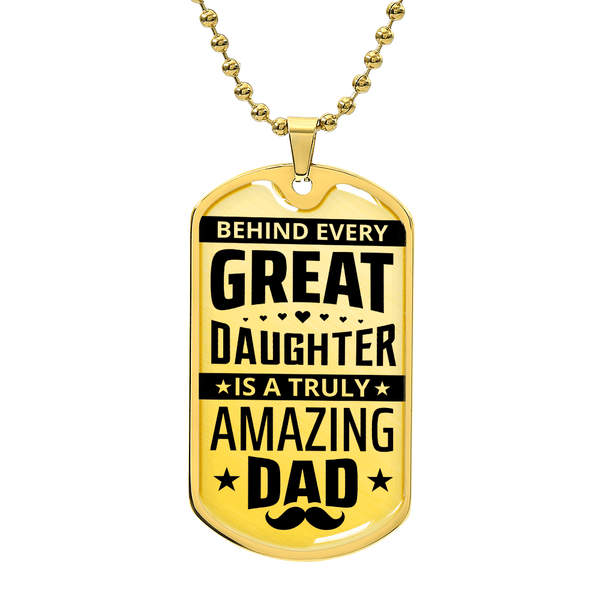 Luxury Graphic Dog Tag Necklace - HEARTEN