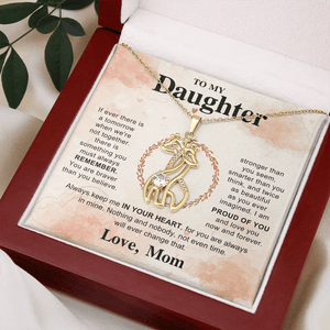 To My Beautiful Daughter - Giraffe Necklace - HEARTEN