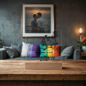 Acrylic Square Plaque - HEARTEN