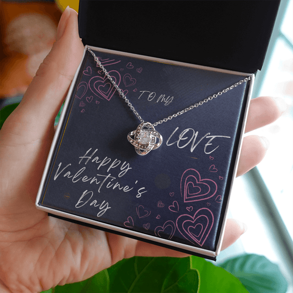 To My Love Love Knot Necklace - Valentine's Day Gift - HEARTEN