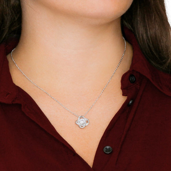 To My Love Love Knot Necklace - Valentine's Day Gift - HEARTEN