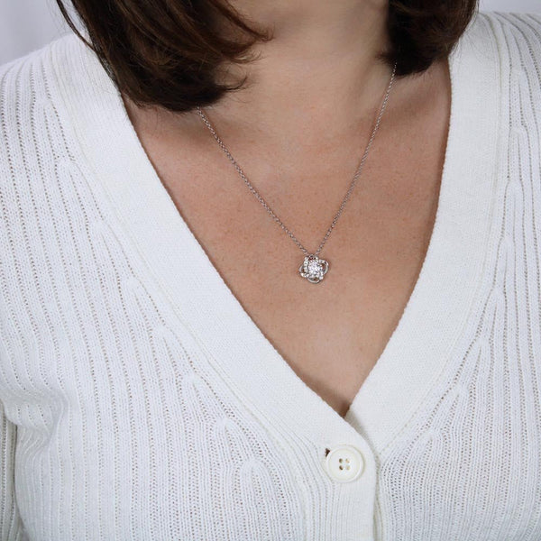 To My Love Love Knot Necklace - Valentine's Day Gift - HEARTEN