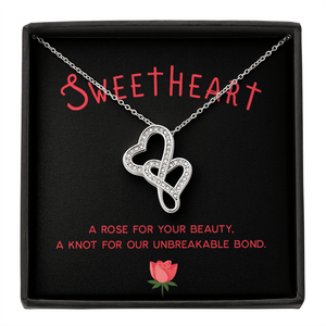 Heart - to - Heart Pendant Necklace - HEARTEN