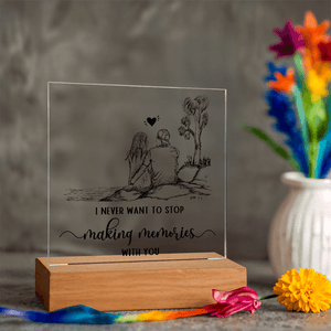 Acrylic Square Plaque - HEARTEN