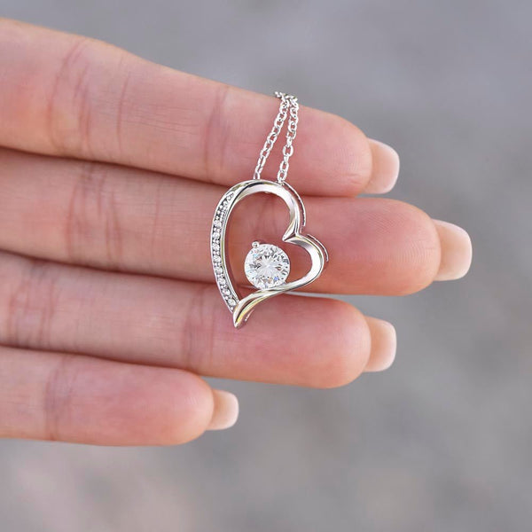 To My Beautiful Wife - Forever Love Necklace - HEARTEN