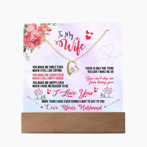 Keepsake Acrylic & Forever Love Necklace - HEARTEN