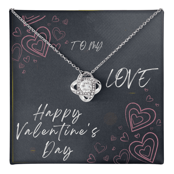 To My Love Love Knot Necklace - Valentine's Day Gift - HEARTEN