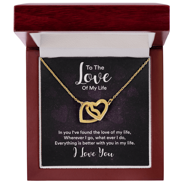 Interlocking Hearts Necklace (Yellow & White Gold Variants) - HEARTEN