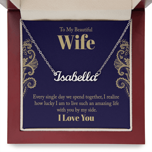 Custom Name Necklace - HEARTEN