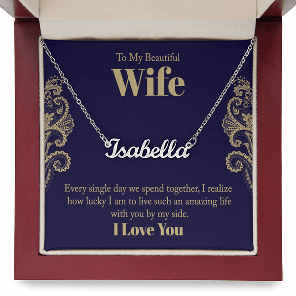 Custom Name Necklace - HEARTEN