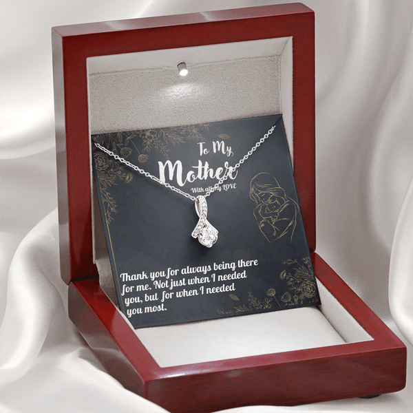To my Mother Alluring Beauty Necklace - HEARTEN8