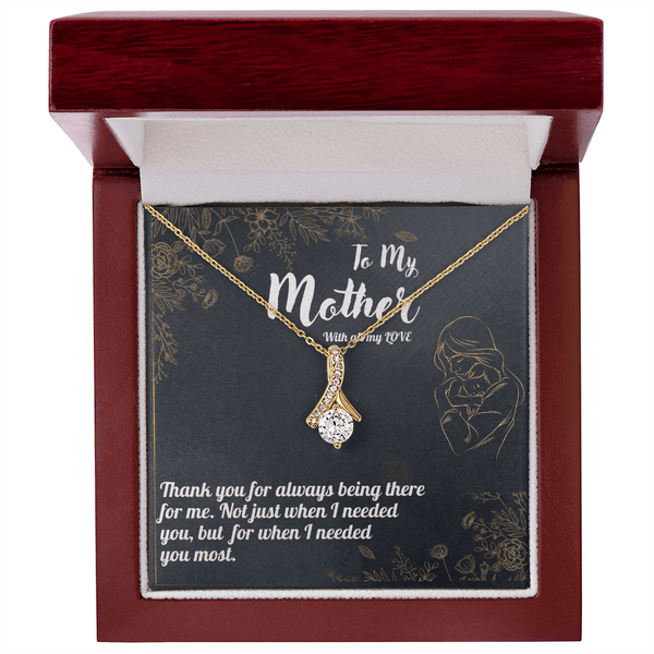To my Mother Alluring Beauty Necklace - HEARTEN3