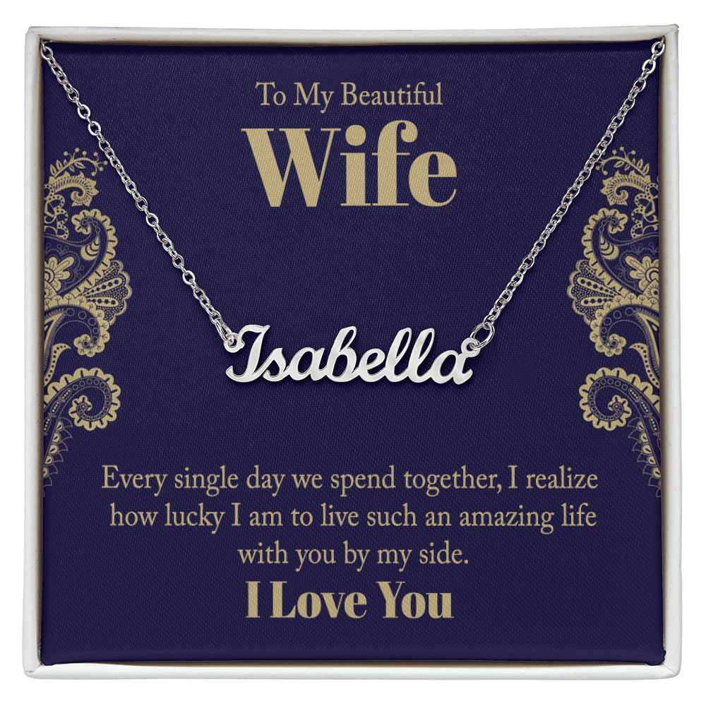 Custom Name Necklace - HEARTEN