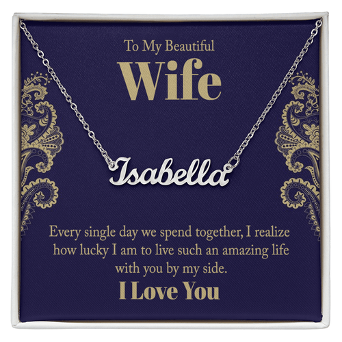 Custom Name Necklace - HEARTEN