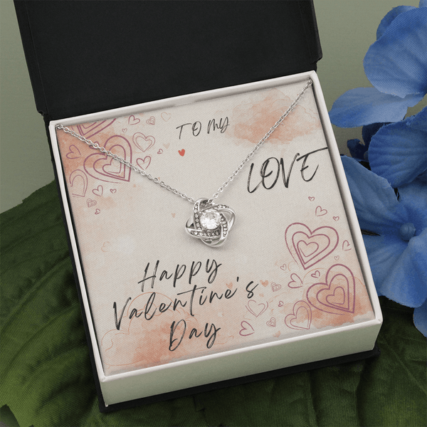 To My Love Love Knot Necklace - Valentine's Day Gift - HEARTEN