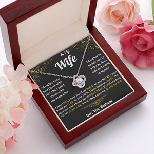 To My Wife - Love Knot Necklace - HEARTEN