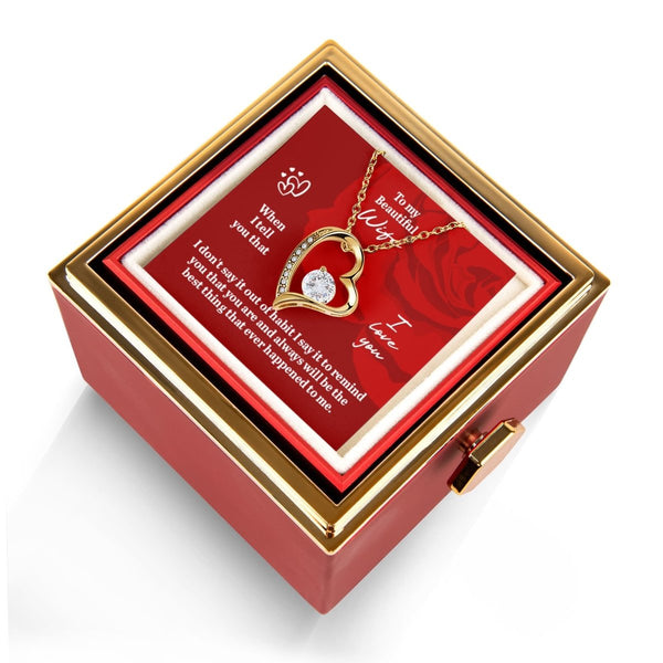 Forever Love with Rotating Rose Gift Box - HEARTEN