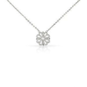 To My Dear Mom Magnetic Hearts Necklace From Son - HEARTEN