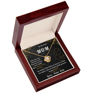 To My Mom - Love Knot Necklace - HEARTEN