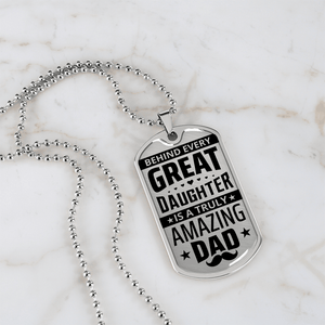 Luxury Graphic Dog Tag Necklace - HEARTEN