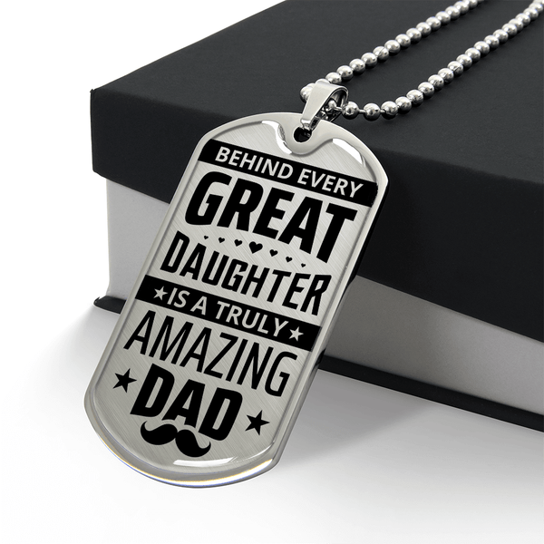 Luxury Graphic Dog Tag Necklace - HEARTEN