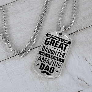 Luxury Graphic Dog Tag Necklace - HEARTEN