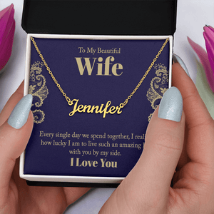 Custom Name Necklace - HEARTEN
