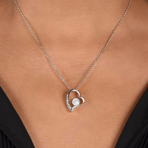 To My Beautiful Wife - Forever Love Necklace - HEARTEN