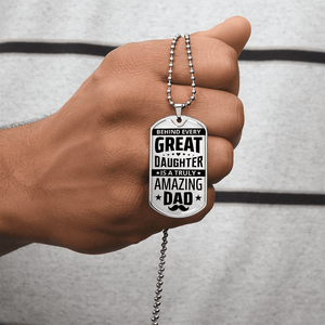 Luxury Graphic Dog Tag Necklace - HEARTEN