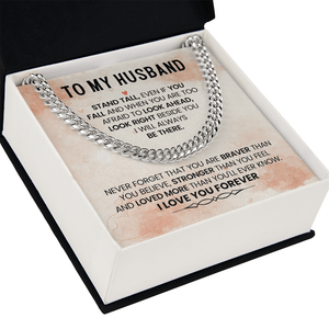 To My Amazing Husband – Cuban Link Chain - HEARTEN