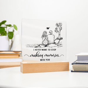 Acrylic Square Plaque - HEARTEN