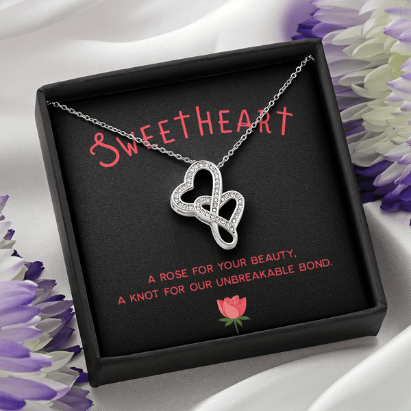 Heart - to - Heart Pendant Necklace - HEARTEN