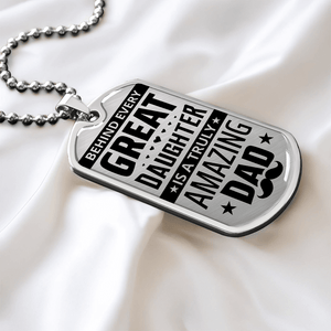 Luxury Graphic Dog Tag Necklace - HEARTEN
