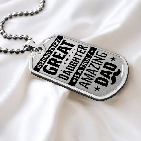 Luxury Graphic Dog Tag Necklace - HEARTEN