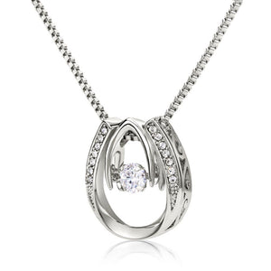 To My Wife  - Lucky In Love Necklace - HEARTEN