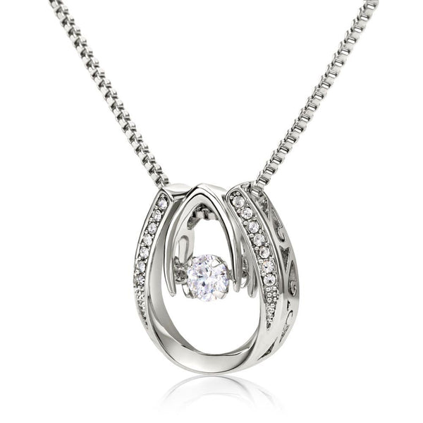 To My Wife  - Lucky In Love Necklace - HEARTEN