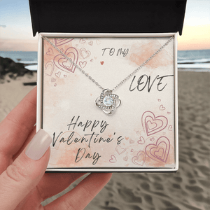 To My Love Love Knot Necklace - Valentine's Day Gift - HEARTEN