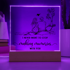 Acrylic Square Plaque - HEARTEN